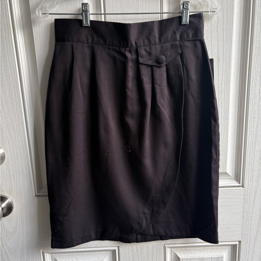 NYC Classic Black Pencil Skirt